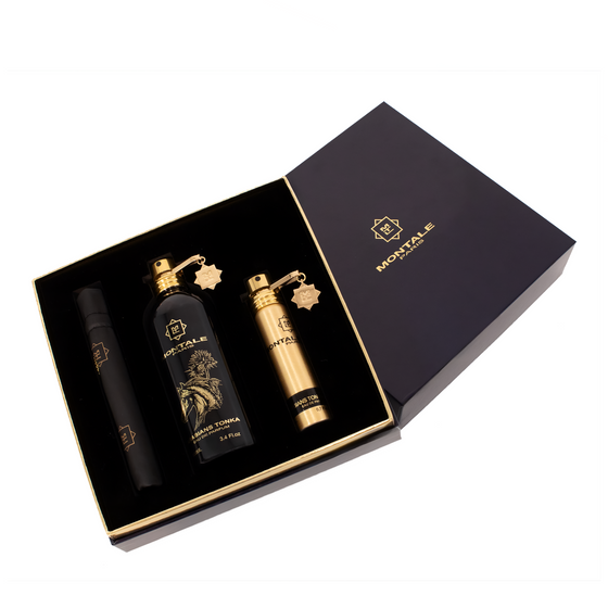 Arabians Tonka Gift Set - The Scent Room     Includes Arabians Tonka 100ml Arabians Tonka Travel Size 20ml