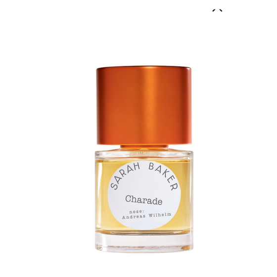 Charade - The Scent Room  Extrait de Parfum   Notes: Tuberose, Ylang-Ylang, Styrax, Benzoin, Leather, Patchouli, Tea, Honey, Sandalwood, Amber, Vetiver, Moss