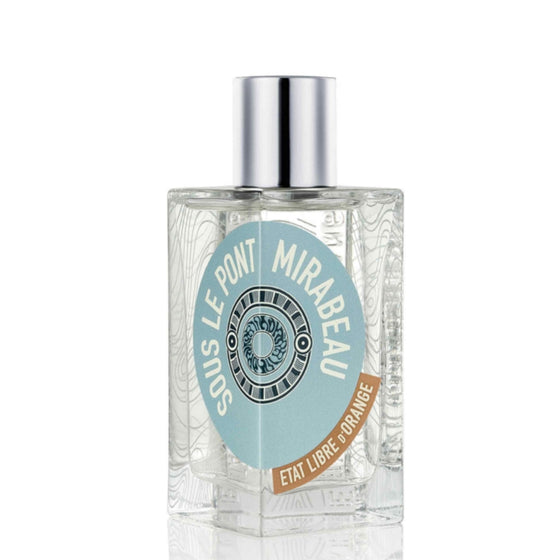 Sous le pont Mirabeau - The Scent Room  Eau de Parfum   Top Notes: Italian Bergamot, Pink Pepper, Elemi, Fig Accord Heart Notes: Incense, Aquatic Accord, Ozonic Accord, Violet Base Notes: Virginia Cedar, Vanilla, Sandalwood, Musc