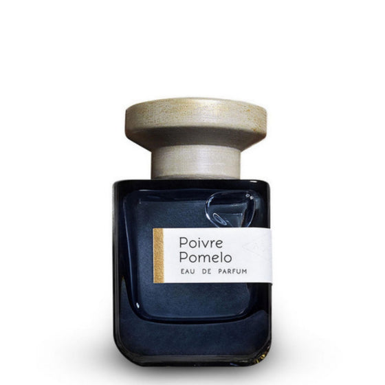 Poivre Pomelo - The Scent Room  Eau de Parfum   Top Notes: Timut Pepper, Grapefruit, Pink Peppercorn Heart Notes: Angelica, Peony, Osmanthus Base Notes: Cedar, Vetiver, Maté