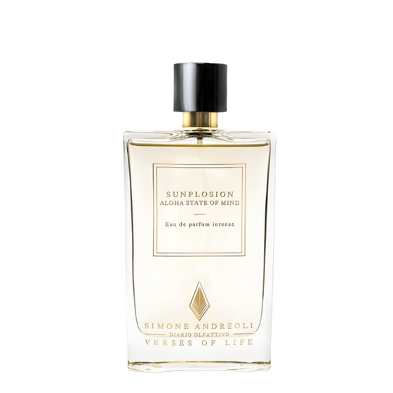 Sunplosion - The Scent Room  Eau de Parfum   Notes: Mango, Guava, Coconut Water, Lime, Hibiscus, White Sandalwood