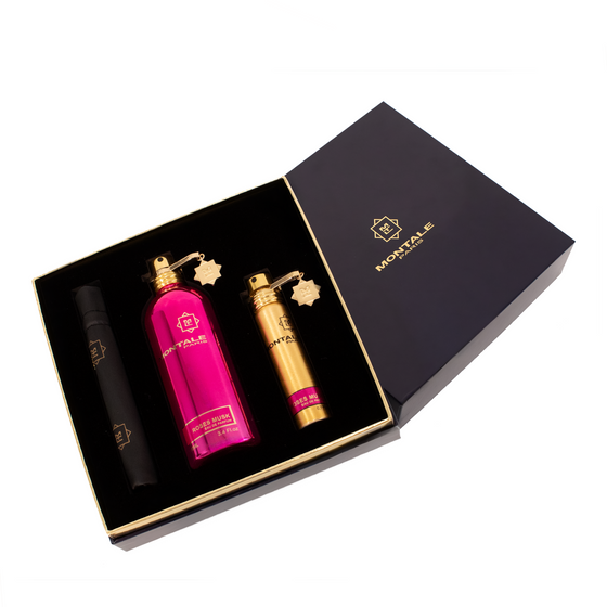 Roses Musk Gift Set - The Scent Room     Includes Roses Musk 100ml Roses Musk Travel Size 20ml