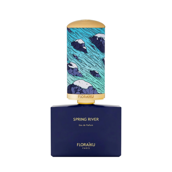 Spring River - The Scent Room  Eau de Parfum   Includes a 10ml travel size Top Notes: Petitgrain, Peony Heart Notes: Ylang-Ylang Base Notes: Vetiver, Sandalwood