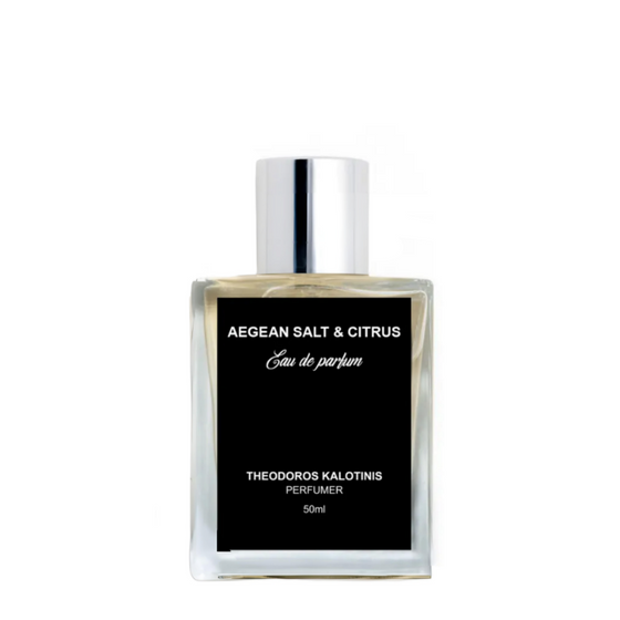 Aegean Salt & Citrus - The Scent Room  Eau de Parfum   Notes: Aegean Salt, Lemon, Grapefruit
