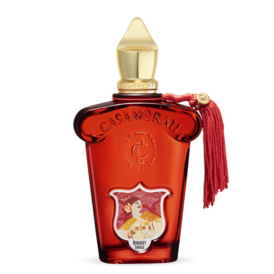 Bouquet Ideale - The Scent Room  Eau de Parfum   Top Notes: Cinnamon, Nutmeg Heart Notes: Papyrus, Cedarwood, Wood, Sandalwood Base Notes: Vanilla, Tobacco Flower, Musk, Labdanum, Coumarine