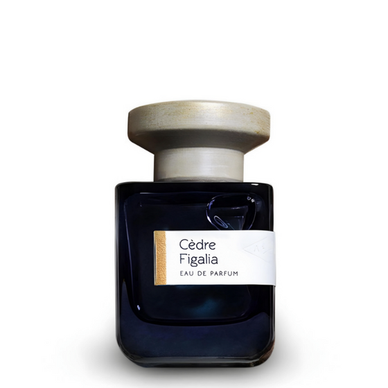 Cedre Figalia - The Scent Room  Eau de Parfum   Top Notes: Bergamot, Basil, Pepper Heart Notes: Spinach, Mate, Fig Leaf Base Notes: Cedar Wood, Milky Fig, Dry Wood