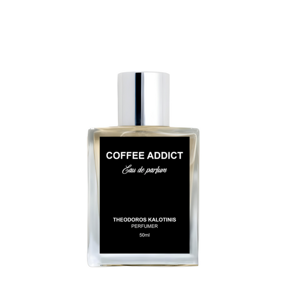 Coffee Addict - The Scent Room  Eau de Parfum   Notes: Cacao, Vanilla, Caramel, Coffee