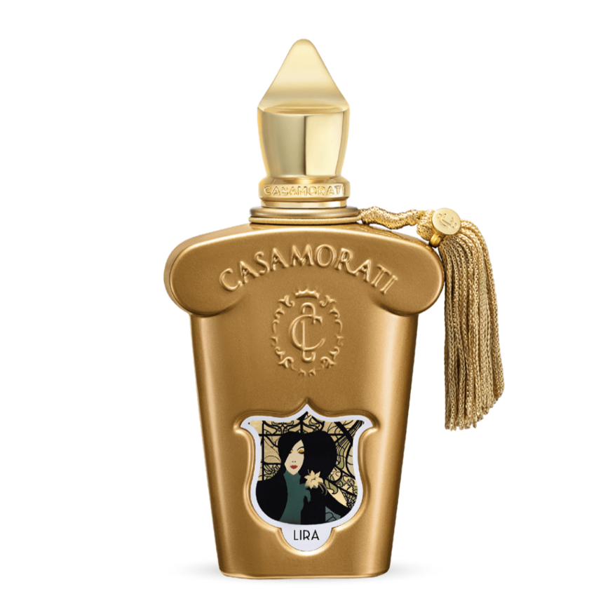 Lira - The Scent Room  Eau de Parfum   Top Notes: Blood Orange, Lavender, Bergamot Heart Notes: Cinnamon, Rose, Licorice, Jasmine Base Notes: Caramel, Vanilla, Musk