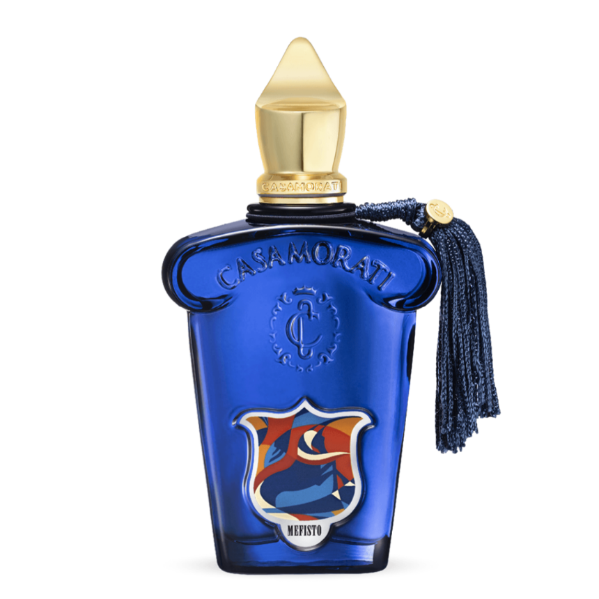Mefisto - The Scent Room  Eau de Parfum   Top Notes: Bergamot, Grapefruit, Lavender, Lemon Heart Notes: Iris, Violet, Rose Base Notes: Amber, Cedarwood, Musk