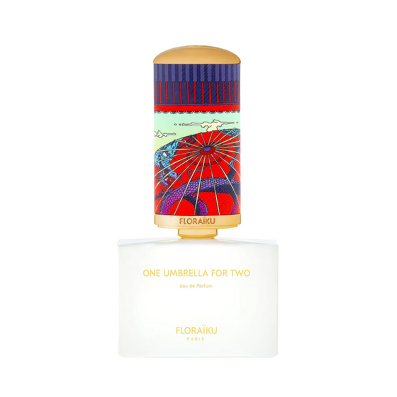 One Umbrella for Two - The Scent Room  Eau de Parfum   Includes a 10ml travel size Top Notes: Black Currant, Cyclamen Heart Notes: Tea, Rice Base Notes: Cedar, White Musk