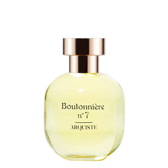 Boutonnière No. 7 - The Scent Room  Eau de Parfum   Top Notes: Lavender, Bergamot, Mandarin Heart Notes: Gardenia, Violet Leaf Base Notes: Labdanum, Vetiver, Oakmoss, Castoreum