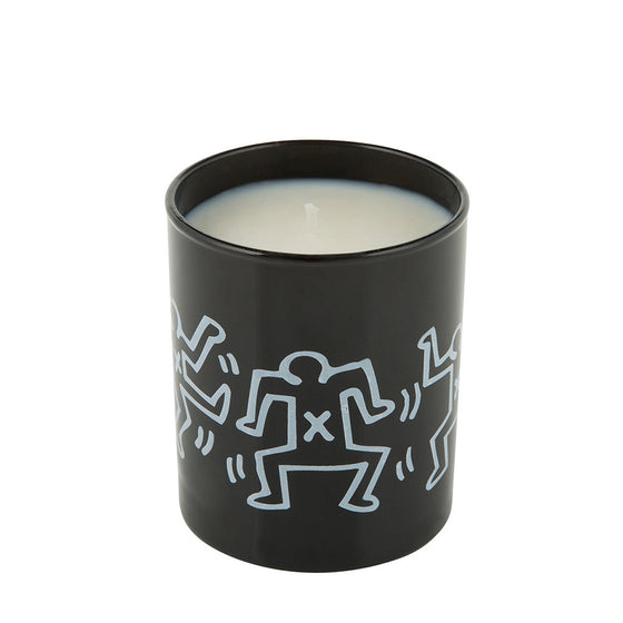 Black and White Keith Haring Candle