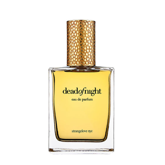 Dead of Night - The Scent Room  Extrait de Parfum   Top Notes: Violet Leaf, Bergamot Heart Notes: Rose, Jasmine, Tuberose Base Notes: Oud, Amber, Incense, Musk, Sandalwood, Vanilla