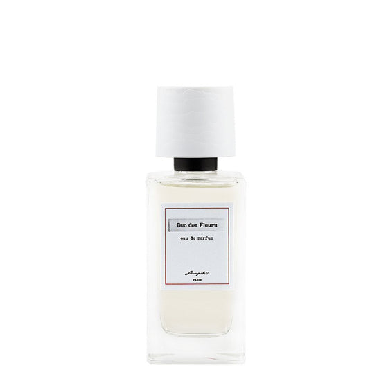 Duo Des Fleurs - The Scent Room     Top Notes: Rose De Mai, Jasmine Sambas, Davana, Datura Heart Notes: Rose Oil, Jasmine, Rose PetalsBase Notes: Musk, Mitti Attar, Sandalwood