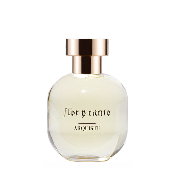Flor y Canto - The Scent Room  Eau de Parfum   Top Notes: Acacia, Marigold, Leaf Heart Notes: Tuberose Absolute, Magnolia, Plumeria Base Notes: Incense, Benzoin, Vanilla Bean