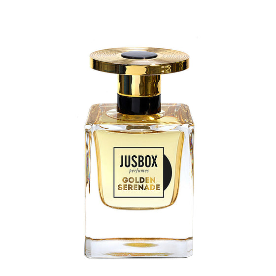 Golden Serenade - The Scent Room  Extrait de Parfum   Top Notes: Saffron, Cloves Heart Notes: Incense, Patchouli Base Notes: Oud, Vanilla, Opoponax, Amber