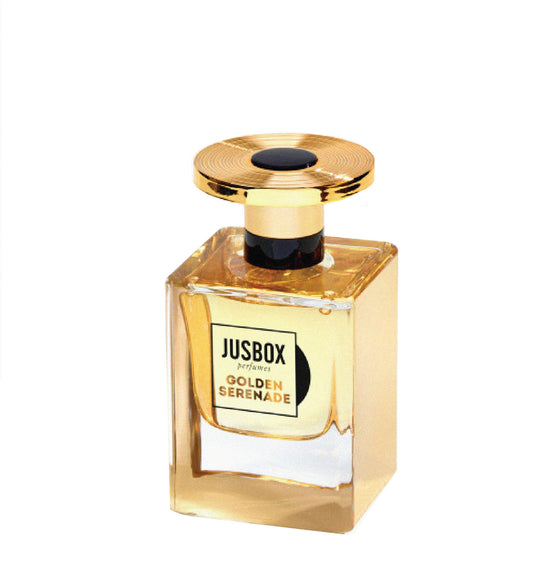 Golden Serenade - The Scent Room  Extrait de Parfum   Top Notes: Saffron, Cloves Heart Notes: Incense, Patchouli Base Notes: Oud, Vanilla, Opoponax, Amber