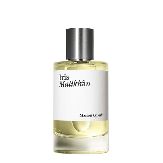 Iris Malikhân - The Scent Room  Eau de Parfum   Notes: Orris, Vanilla, Leather, Galbanum, Mastic, Amber, Cypress, Mimosa, Pink Pepper