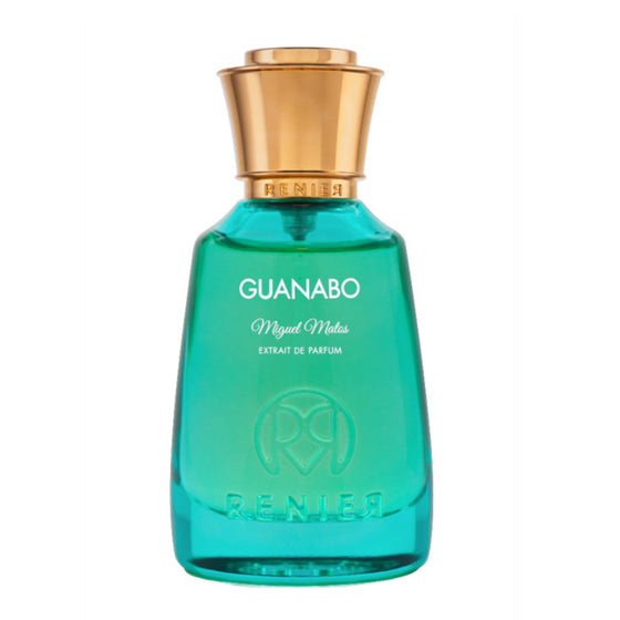 Guanabo - The Scent Room  Extrait de Parfum   Top Notes: Lemon, Bergamot, PetitgrainHeart Notes: Lilies of the Valley, Rose, Jasmine, Passion FruitBase Notes: Marine Notes, Seaweed, Leather, Ambroxan