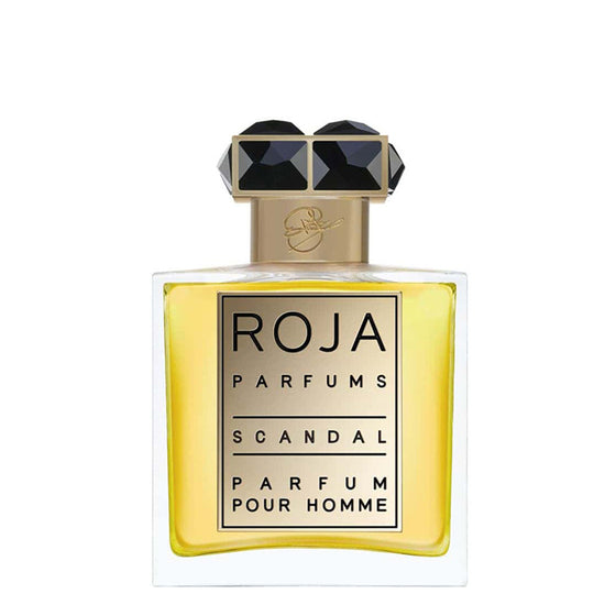 Scandal Parfum Pour Homme - The Scent Room  Extrait de Parfum   Top Notes: Lemon, Bergamot, Petitgrain, Spearmint, Lavender, Basil, Tarragon Heart Notes: Lily of the Valley, Rose de Mai, Jasmin de Grasse, Violet Base Notes: Rhubarb, Cardamom, Clove, Nutmeg, Moss Notes, Patchouli, Vetiver, Cedarwood, Casmir Wood, Sandalwood, Tonka Bean, Labdanum, Ambergris, Musk