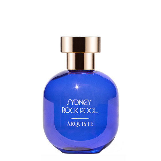 Sydney Rock Pool - The Scent Room  Eau de Parfum   Top Notes: Mineral, Coconut, Sandalwood Heart Notes: Driftwood, Narcissus Absolute, Frangipani, Jasmine Base Notes: Seaweed, Ambermax, Sea Salt